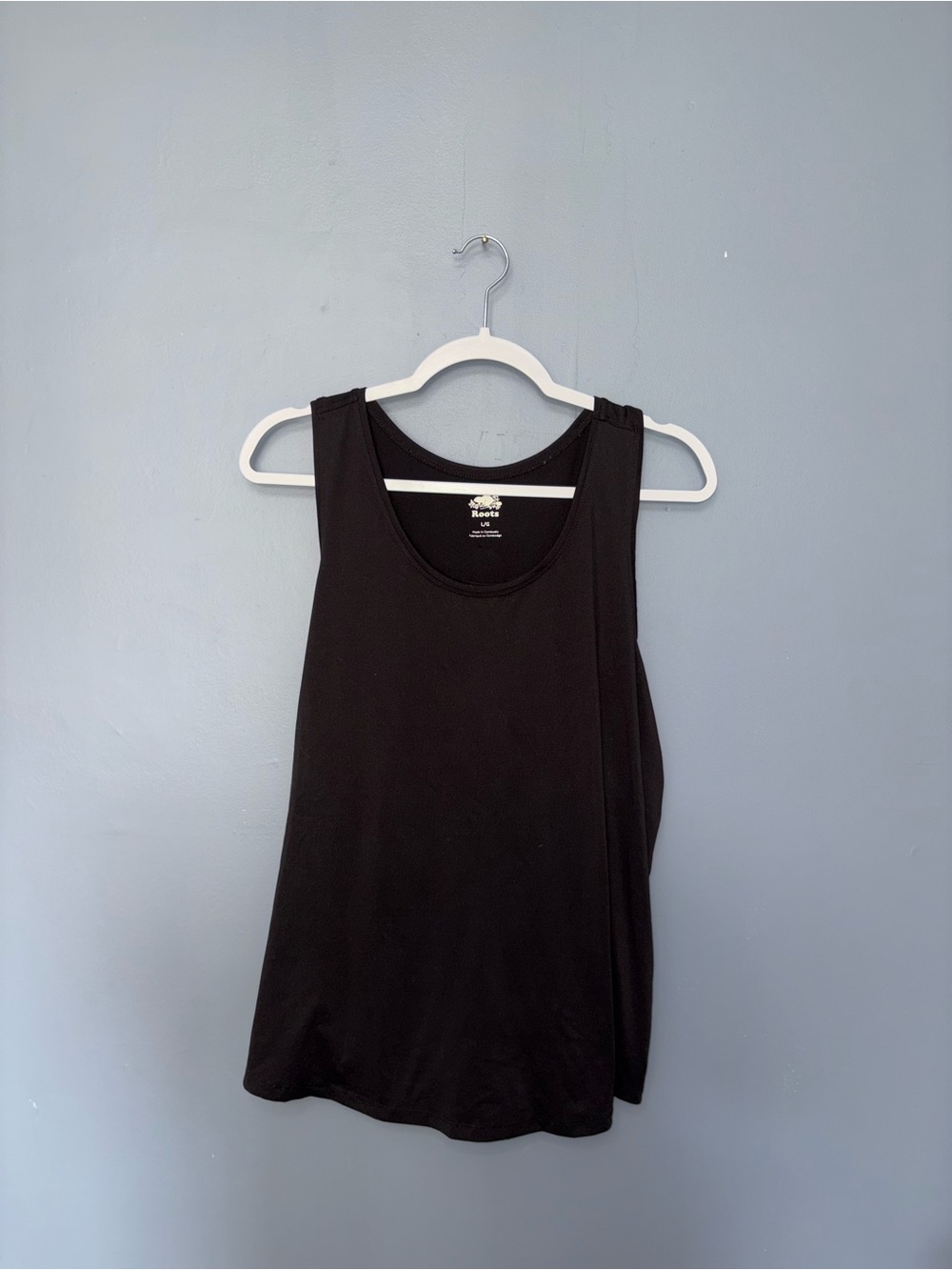 Roots | Black Tank | Size Large